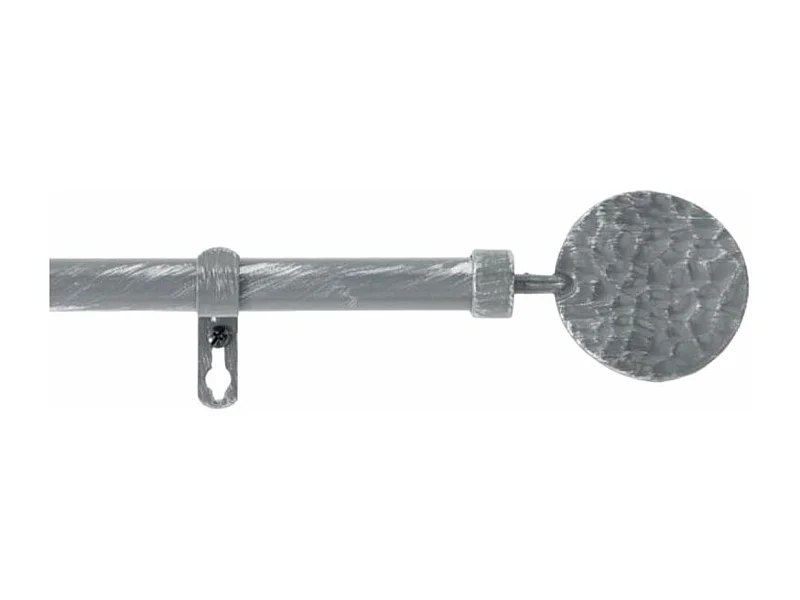 Kit Tringle Déco Extensible "Bullette" 120-210cm Gris