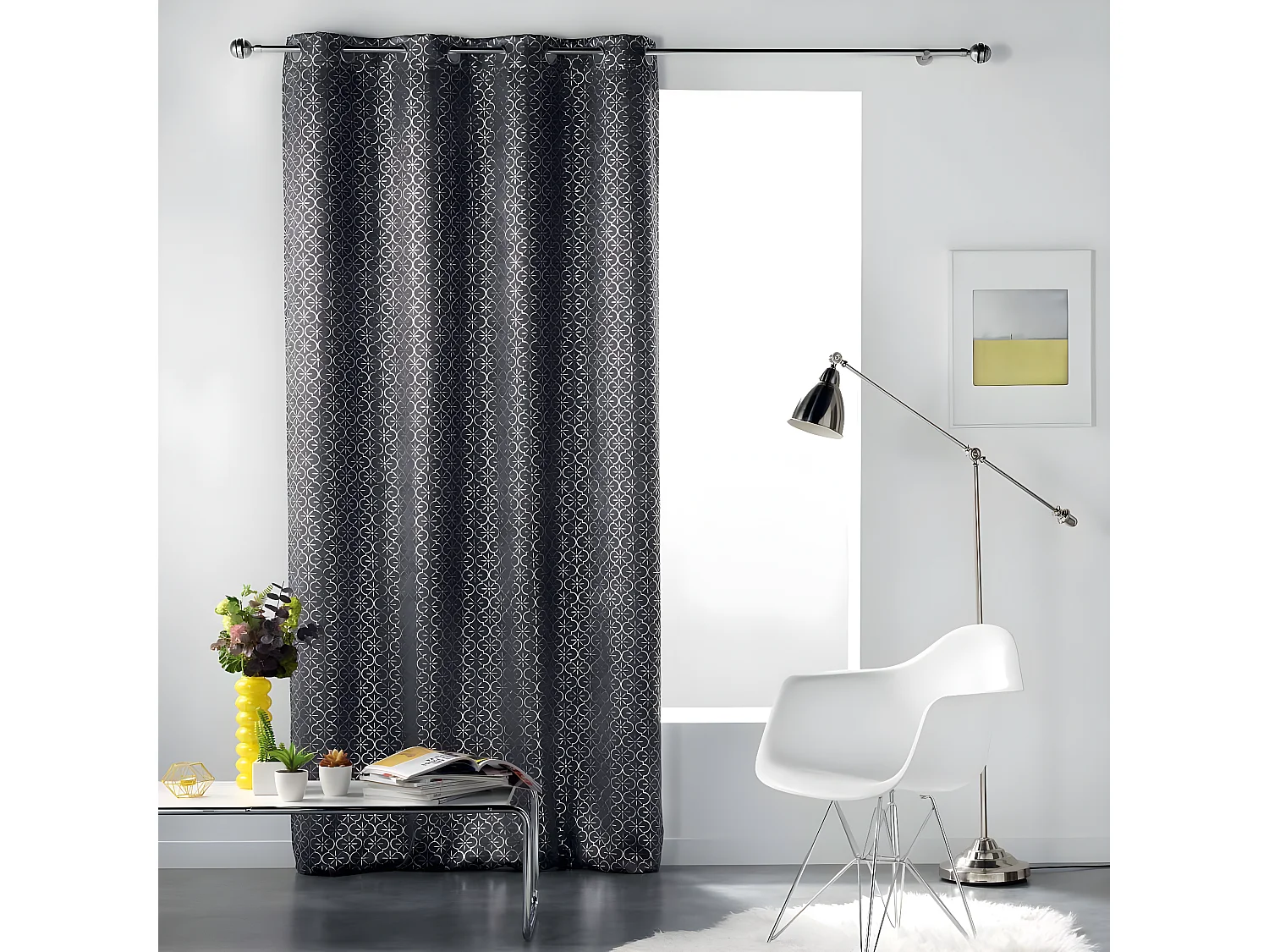 Rideau Occultant "Genesis" 135x240cm Anthracite