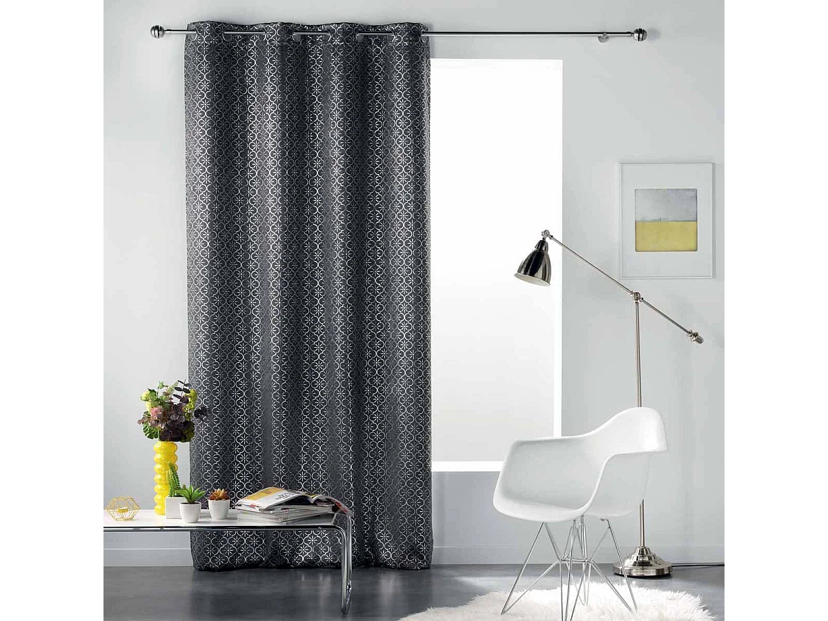 Rideau Occultant "Genesis" 135x240cm Anthracite