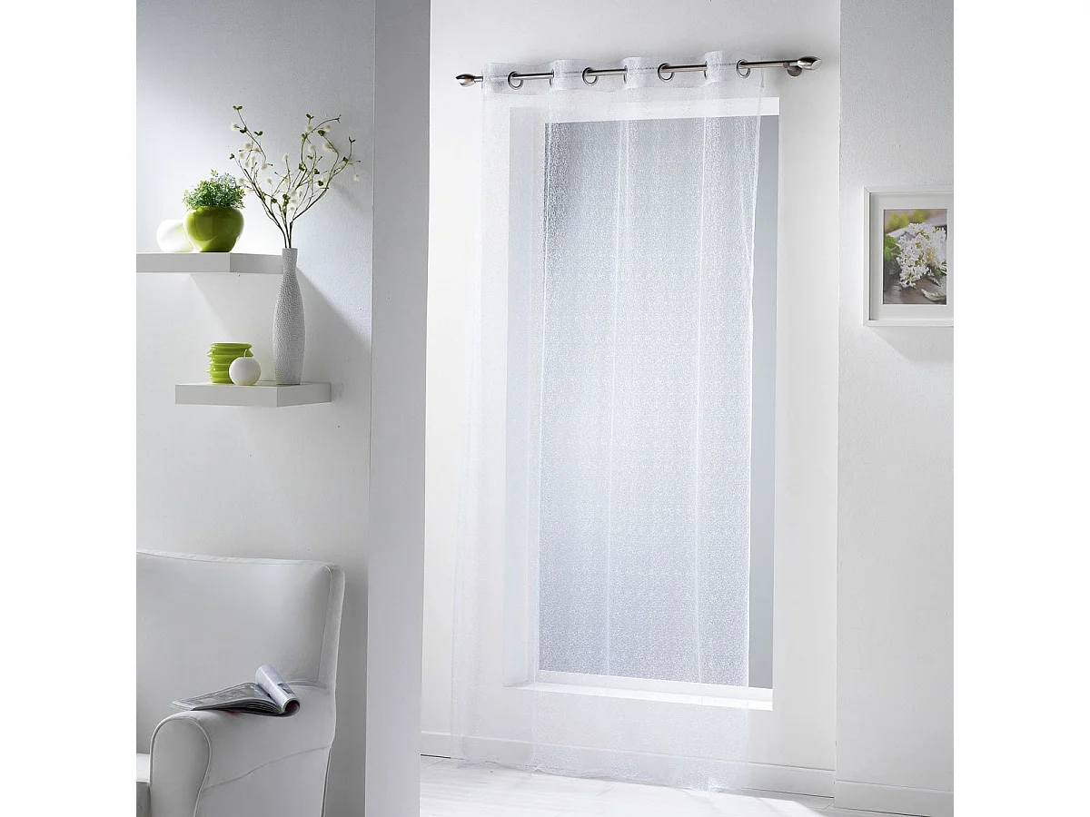 Rideau Voilage "Résille" 140x240cm Blanc