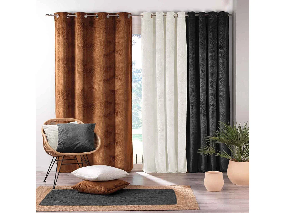 Rideau Occultant "Analia" 140x240cm Naturel