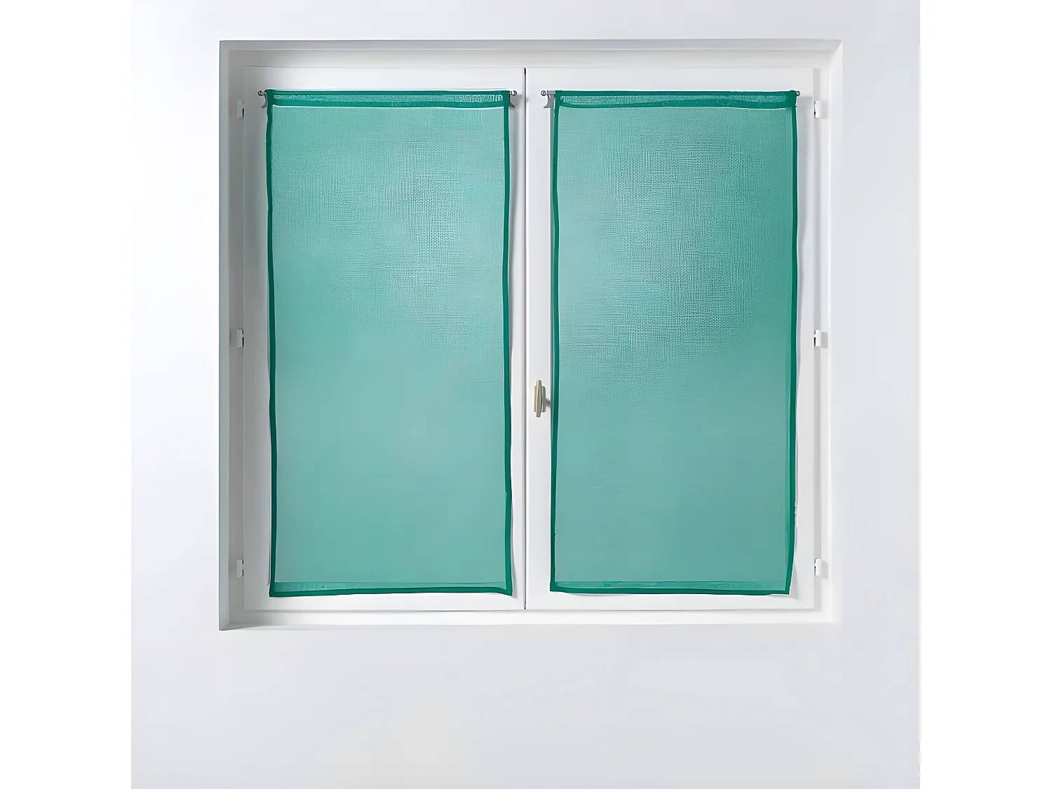 Paire de Voilages "Sandra" 60x90cm Émeraude