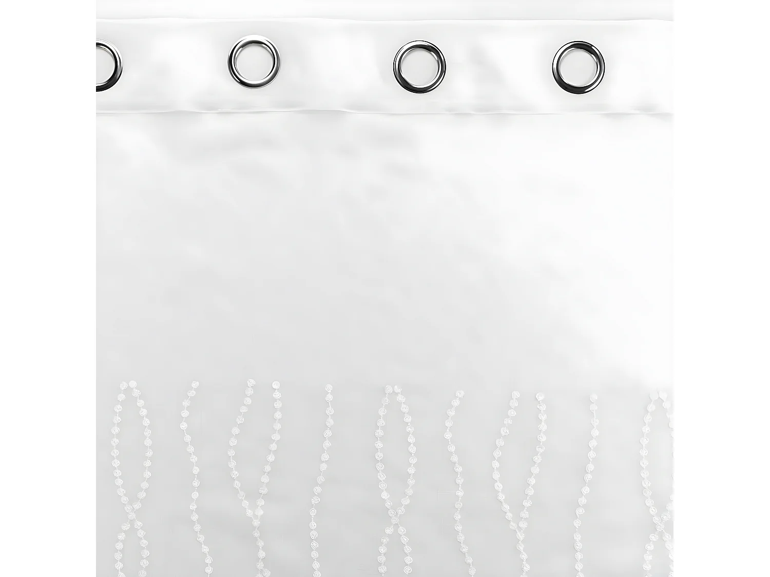 Rideau Voilage à Œillets "Colyne" 140x240cm Blanc