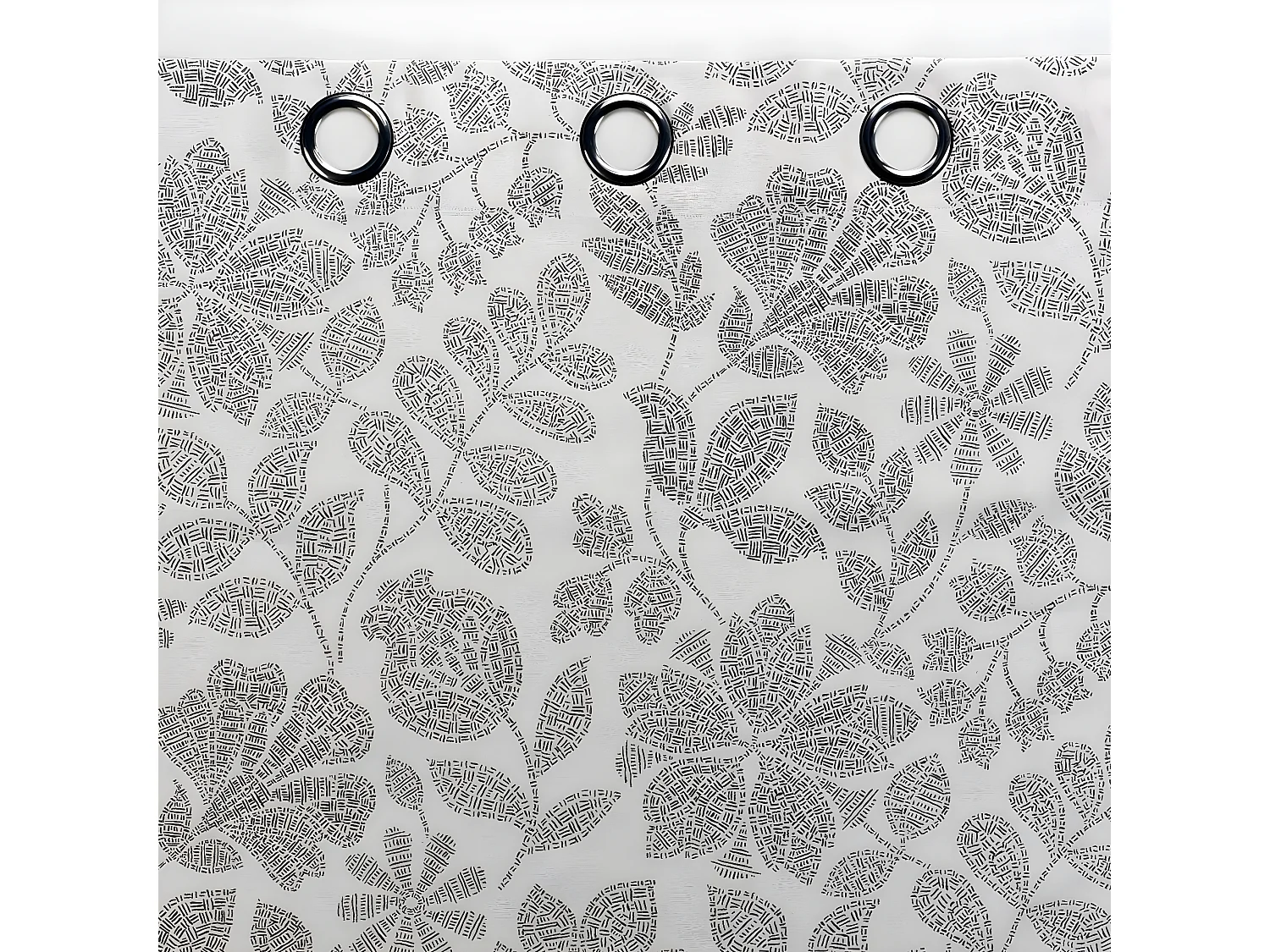 Rideau à Œillets Imprimé "Panachic" 140x240cm Beige