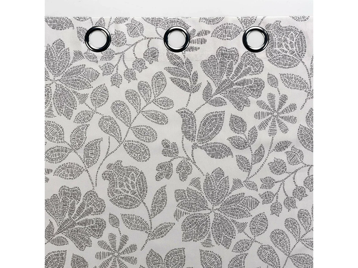 Rideau à Œillets Imprimé "Panachic" 140x240cm Beige