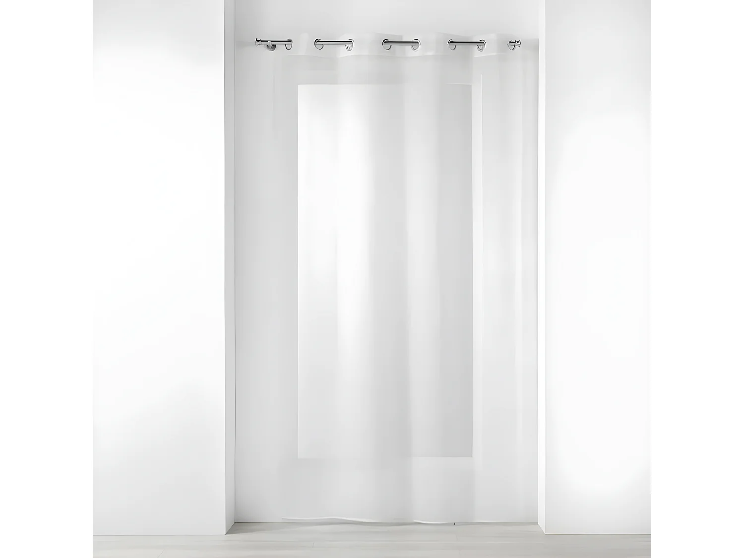 Rideau Voilage à Œillets "Ninon" 140x240cm Blanc