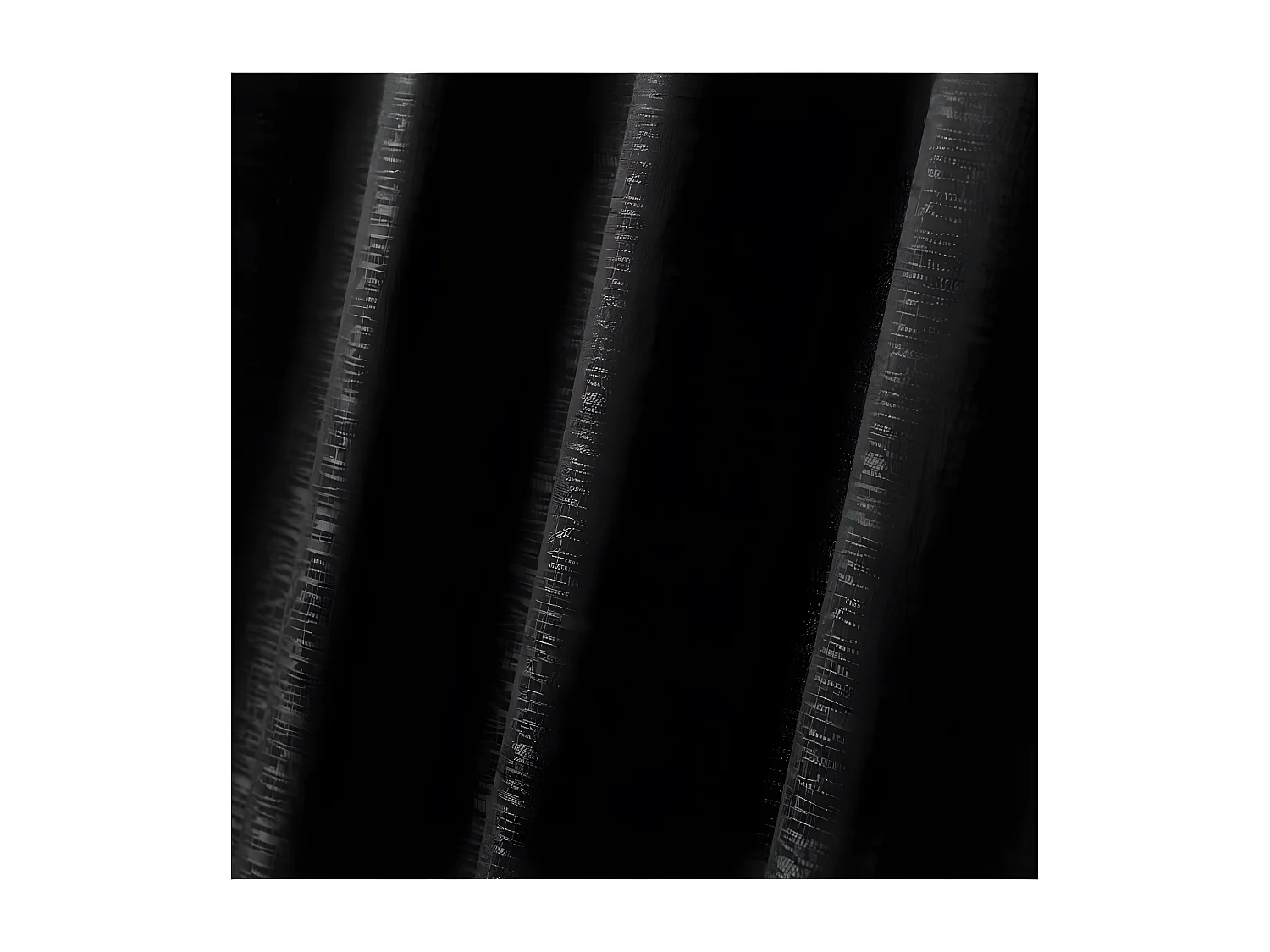 Rideau Uni "Riad" 140x260cm Noir