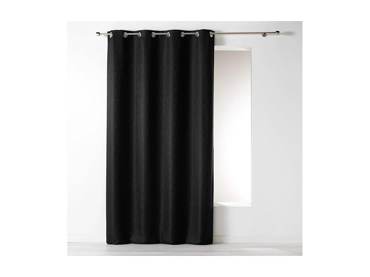 Rideau Uni "Riad" 140x260cm Noir