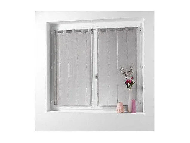 Paire de Voilages "Linahe" 90x120cm Taupe
