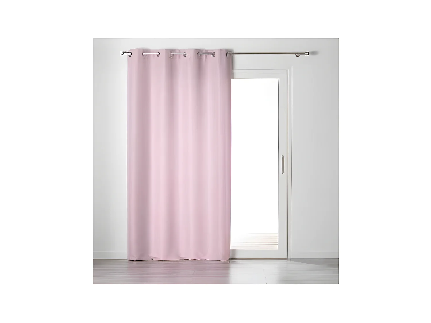 Rideau à Oeillets Tamisant "Glory" 140x240cm Rose