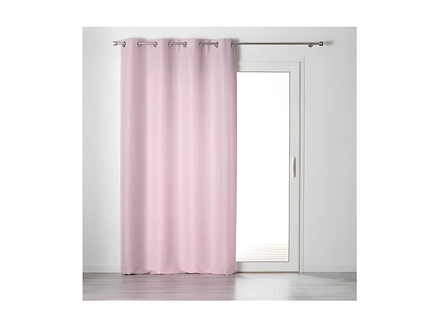 Rideau à Oeillets Tamisant "Glory" 140x240cm Rose