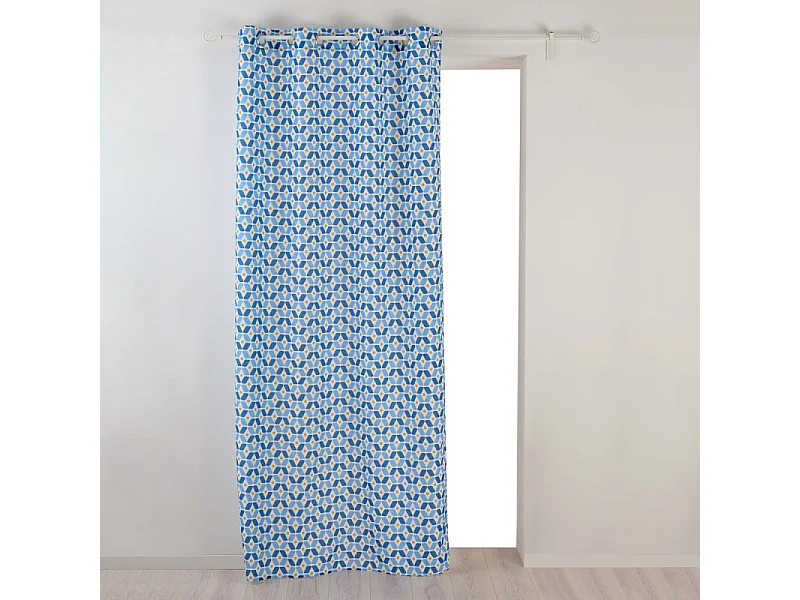 Rideau Imprimé "Jodie" 140x260cm Blanc