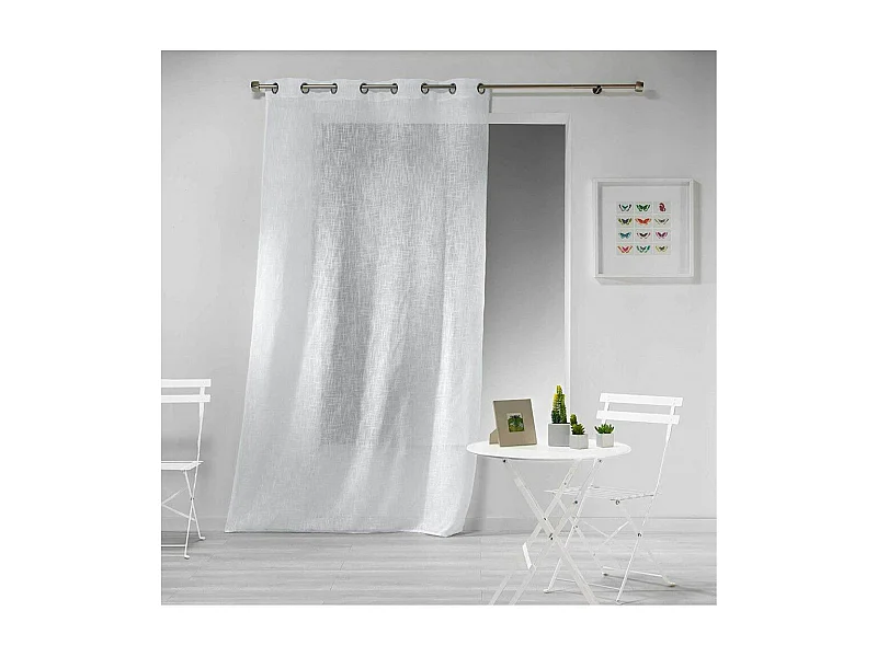 Rideau Voilage "Haltona" 140x240cm Blanc