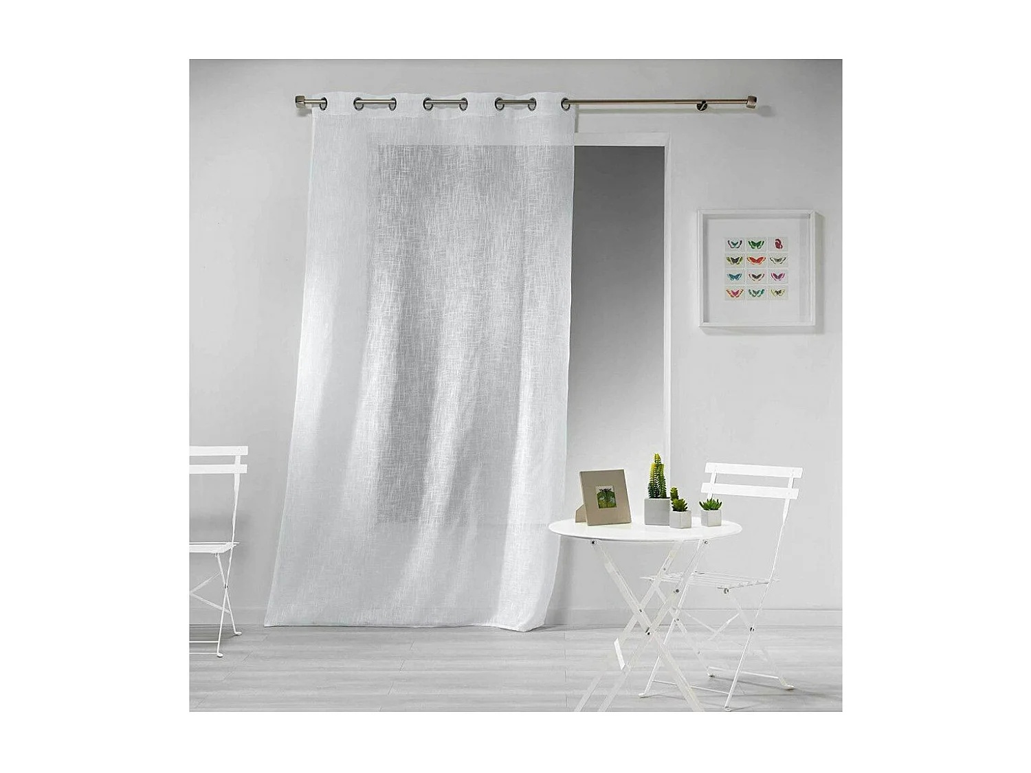 Rideau Voilage "Haltona" 140x240cm Blanc