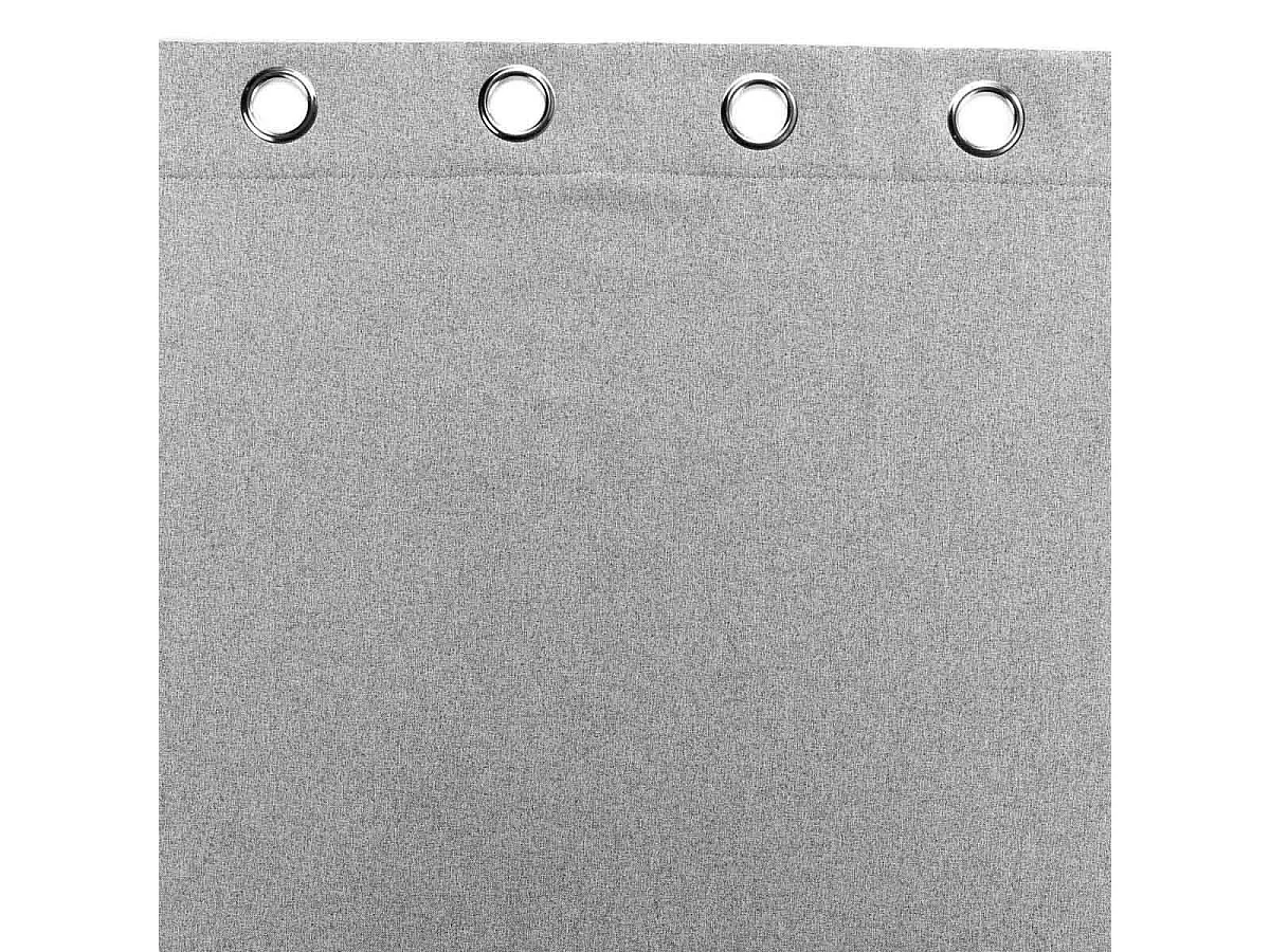 Rideau à Œillets Isolant "Jupiter" 140x260cm Gris
