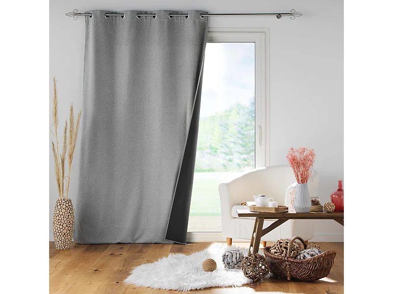 Isolierter Vorhang mit Fleecefutter