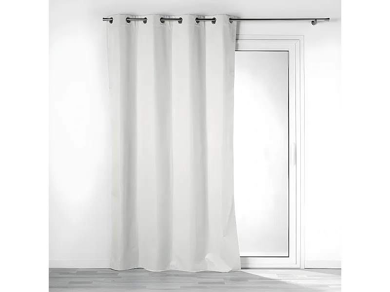 Rideau Occultant "Darko" 140x260cm Blanc