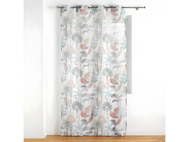 Rideau Voilage à Œillets "Terra Nova" 140x280cm Multicolore