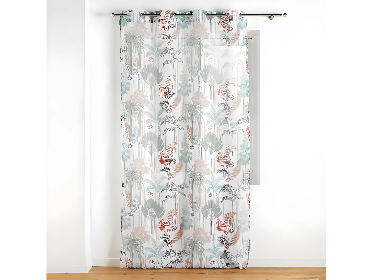 Rideau Voilage à Œillets "Terra Nova" 140x280cm Multicolore