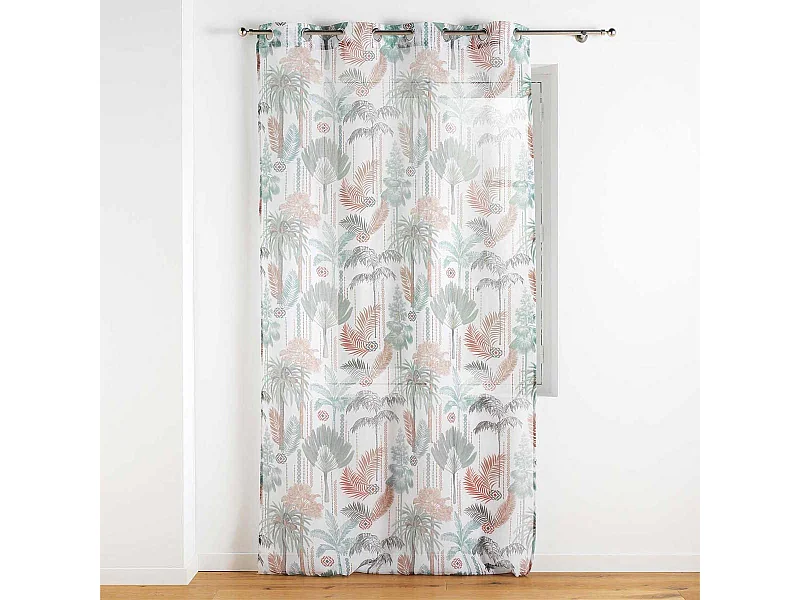 Rideau Voilage à Œillets "Terra Nova" 140x280cm Multicolore