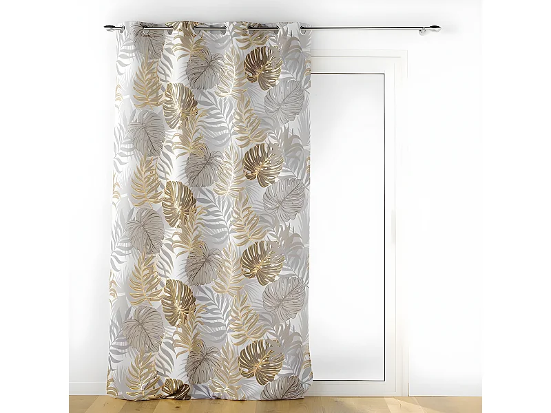 Rideau à Œillets "Mogador" 140x280cm Beige