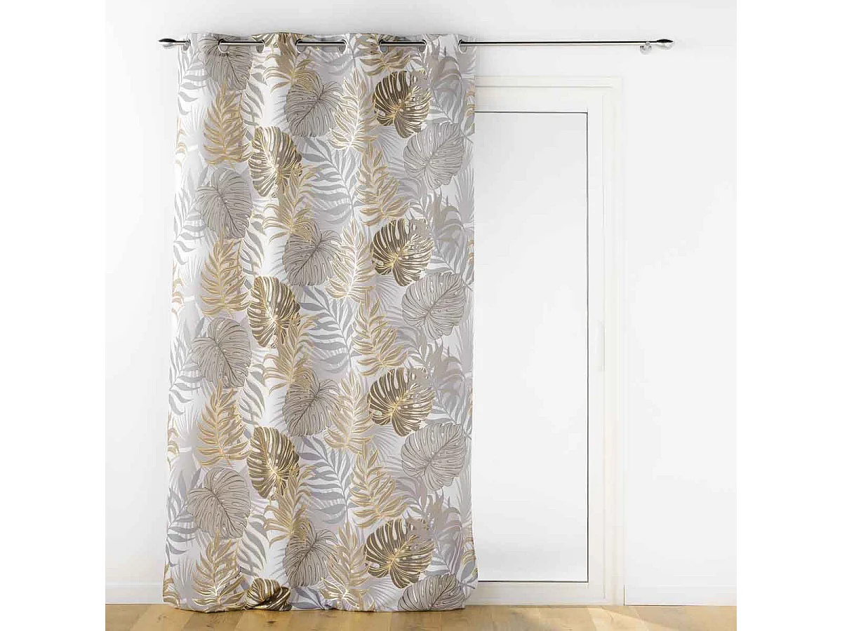 Rideau à Œillets "Mogador" 140x280cm Beige