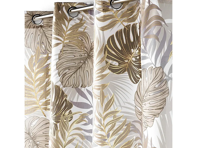 Rideau à Œillets "Mogador" 140x280cm Beige