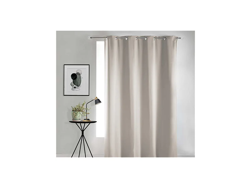 Rideau Occultant "Occult" 135x280cm Ivoire