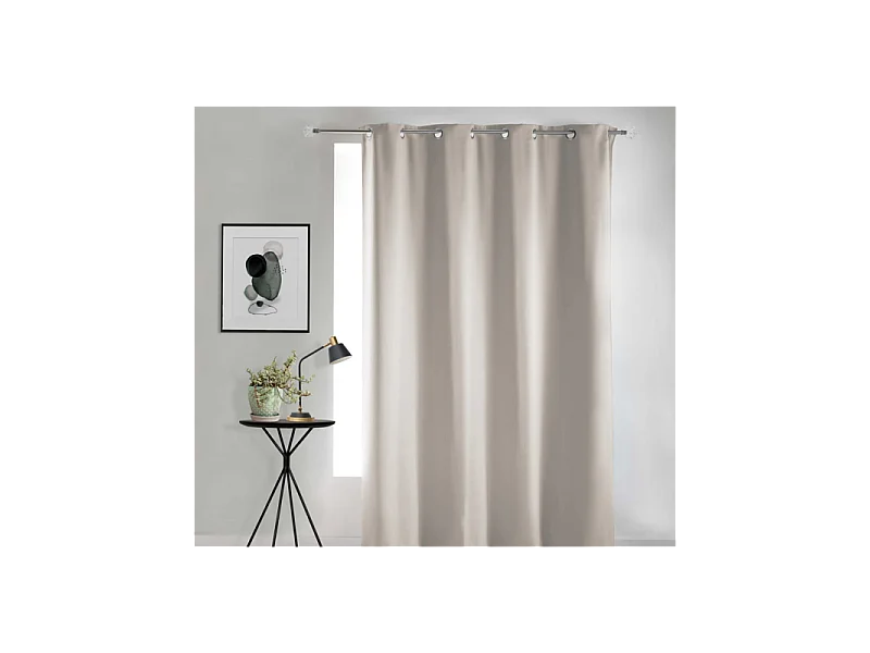 Rideau Occultant "Occult" 135x280cm Ivoire