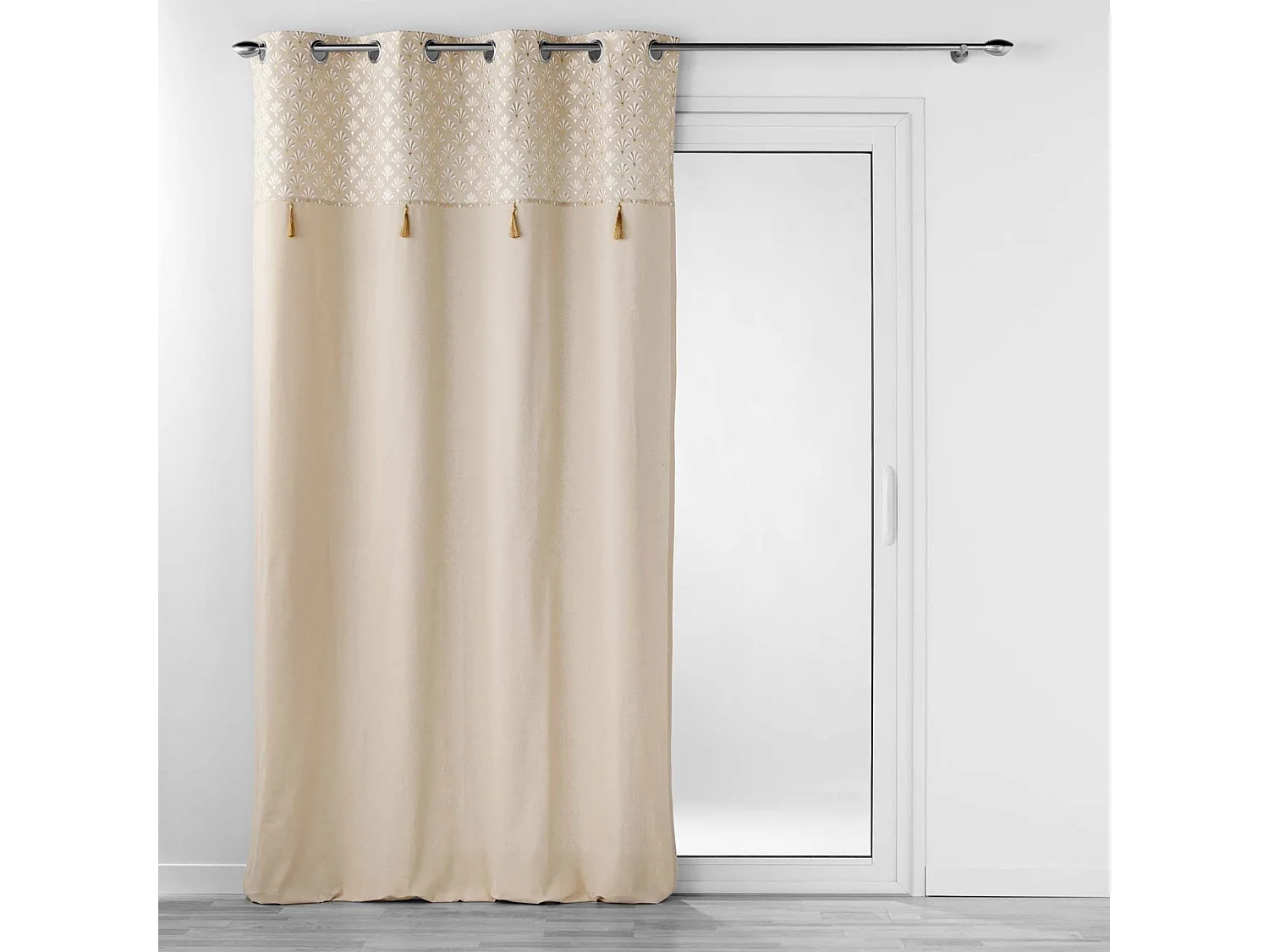 Rideau à Œillets "Rafina" 140x240cm Beige