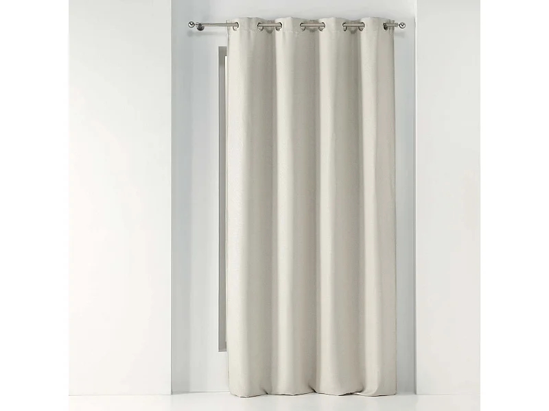 Rideau Occultant "Tramina" 135x240cm Naturel