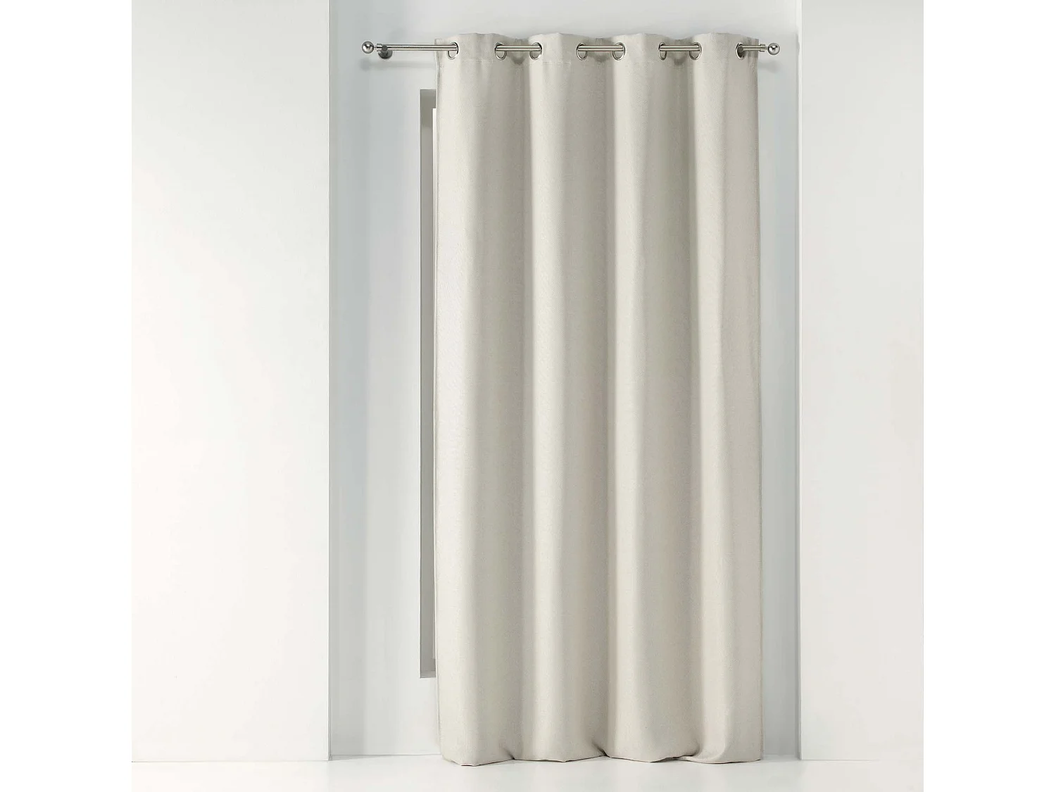 Rideau Occultant "Tramina" 135x240cm Naturel