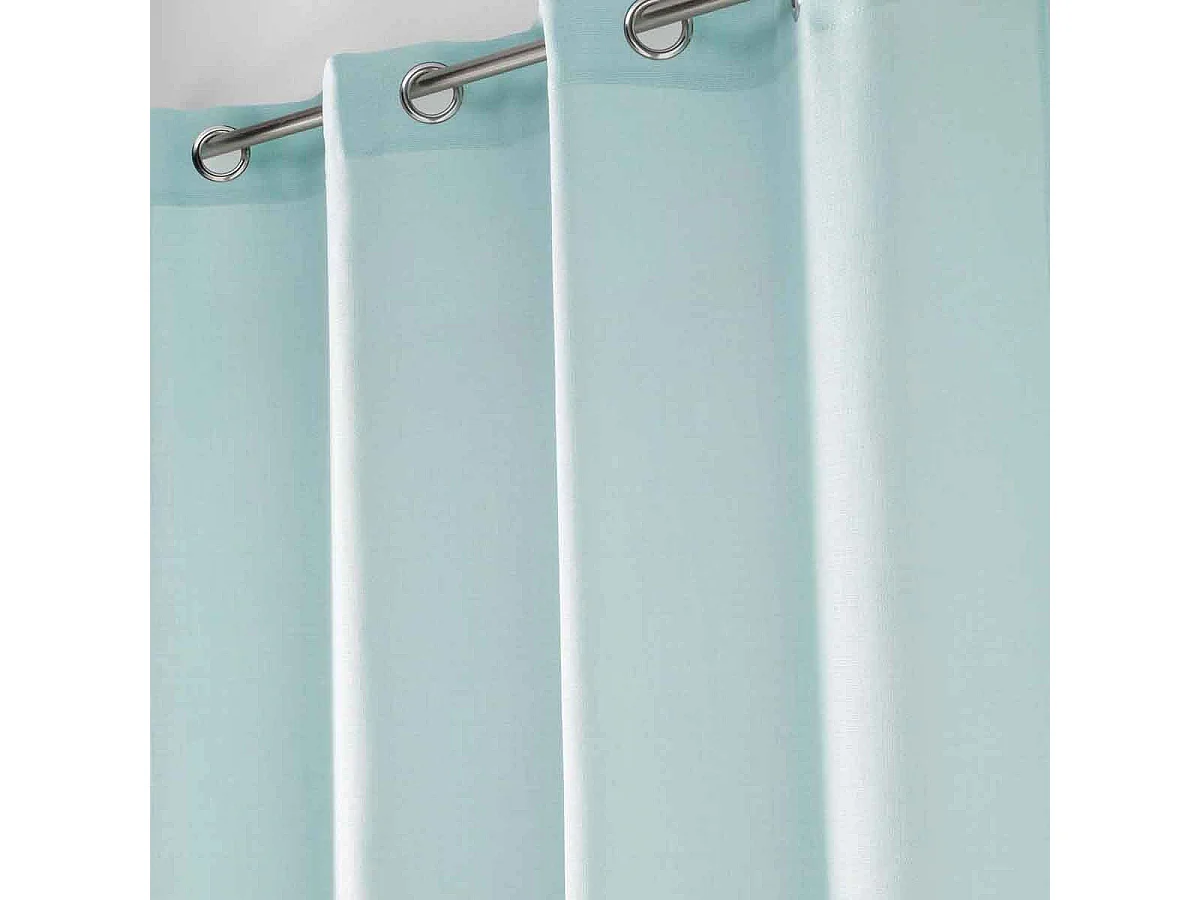 Rideau Voilage à Œillets "Soane" 140x180cm Menthe