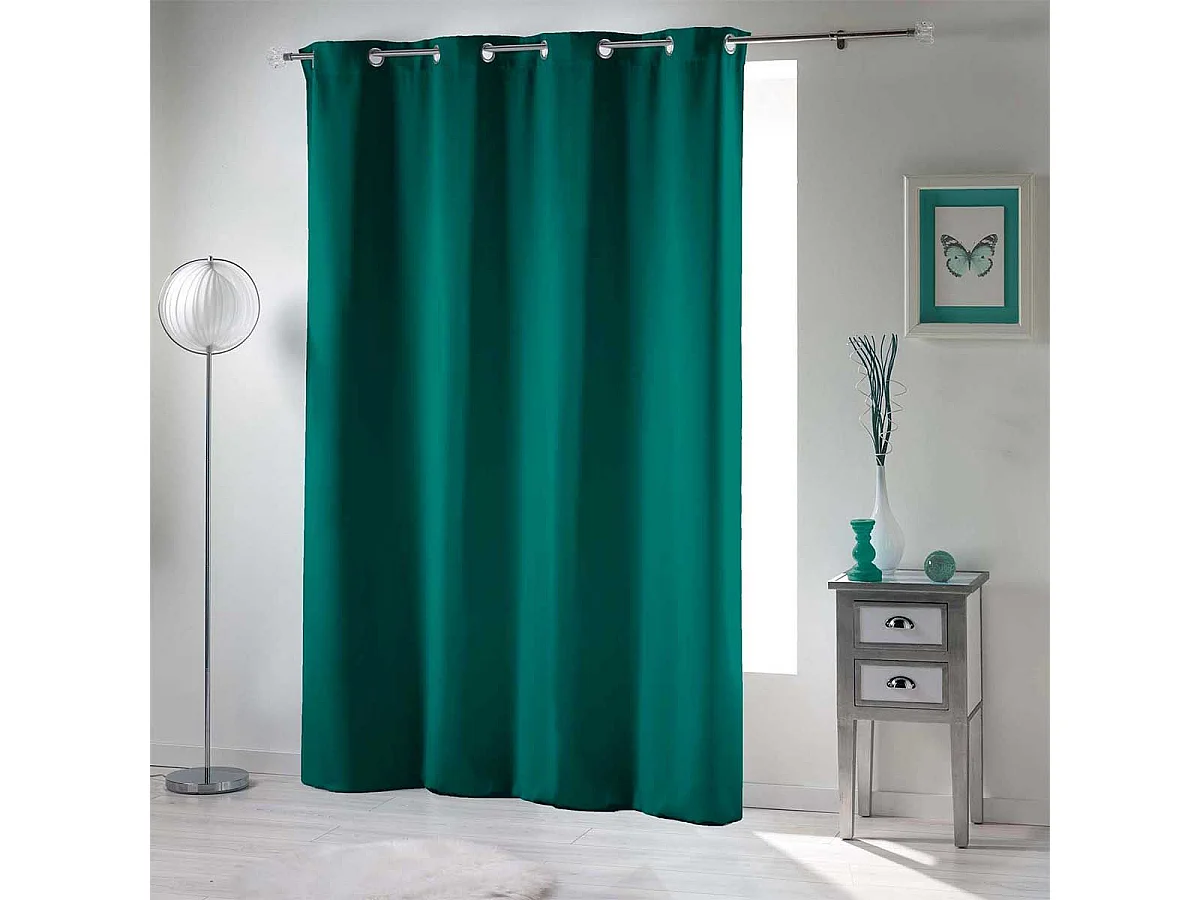 Rideau Occultant "Occult" 135x240cm Émeraude