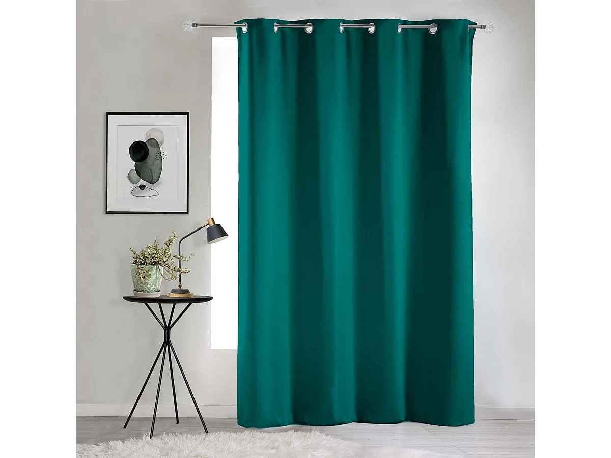 Rideau Occultant "Occult" 135x240cm Émeraude