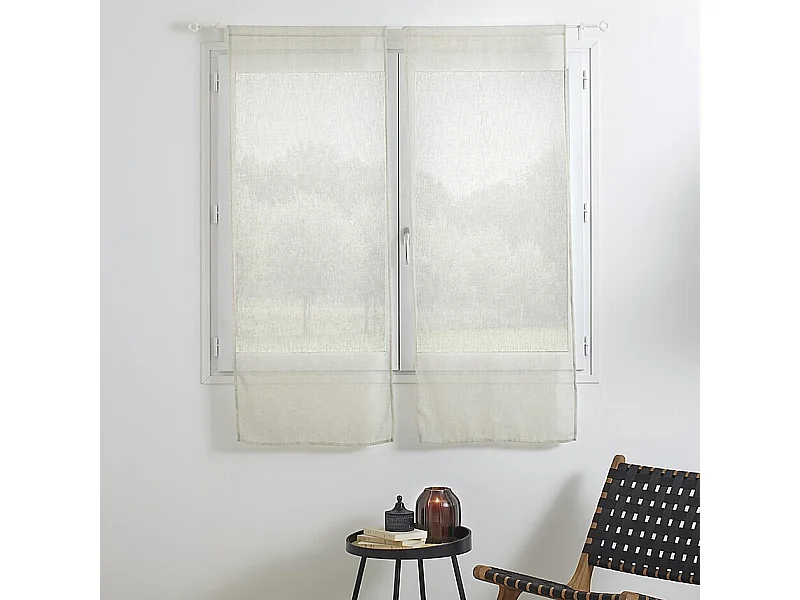 Paire de Voilages "Fred" 60x160cm Lin