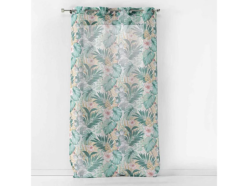 Rideau Voilage à Œillets "Kely" 140x280cm Blanc