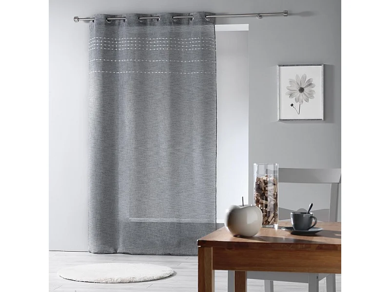 Rideau Voilage "Andalia" 140x240cm Anthracite