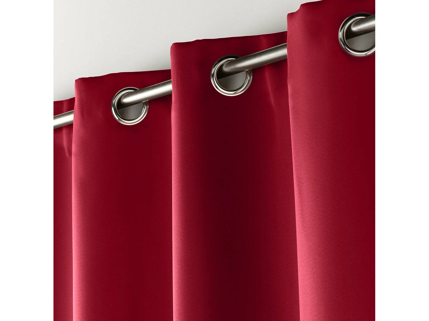 Rideau Occultant "Noche" 135x180cm Carmin
