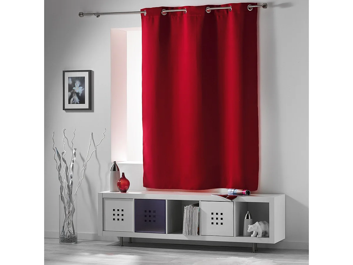 Verdunkelungsvorhang für Heizkörper mit geringer Höhe, 90 % Verdunkelung 135 x 180 cm