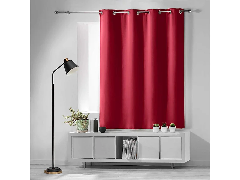 Verdunkelungsvorhang für Heizkörper mit geringer Höhe, 90 % Verdunkelung 135 x 180 cm