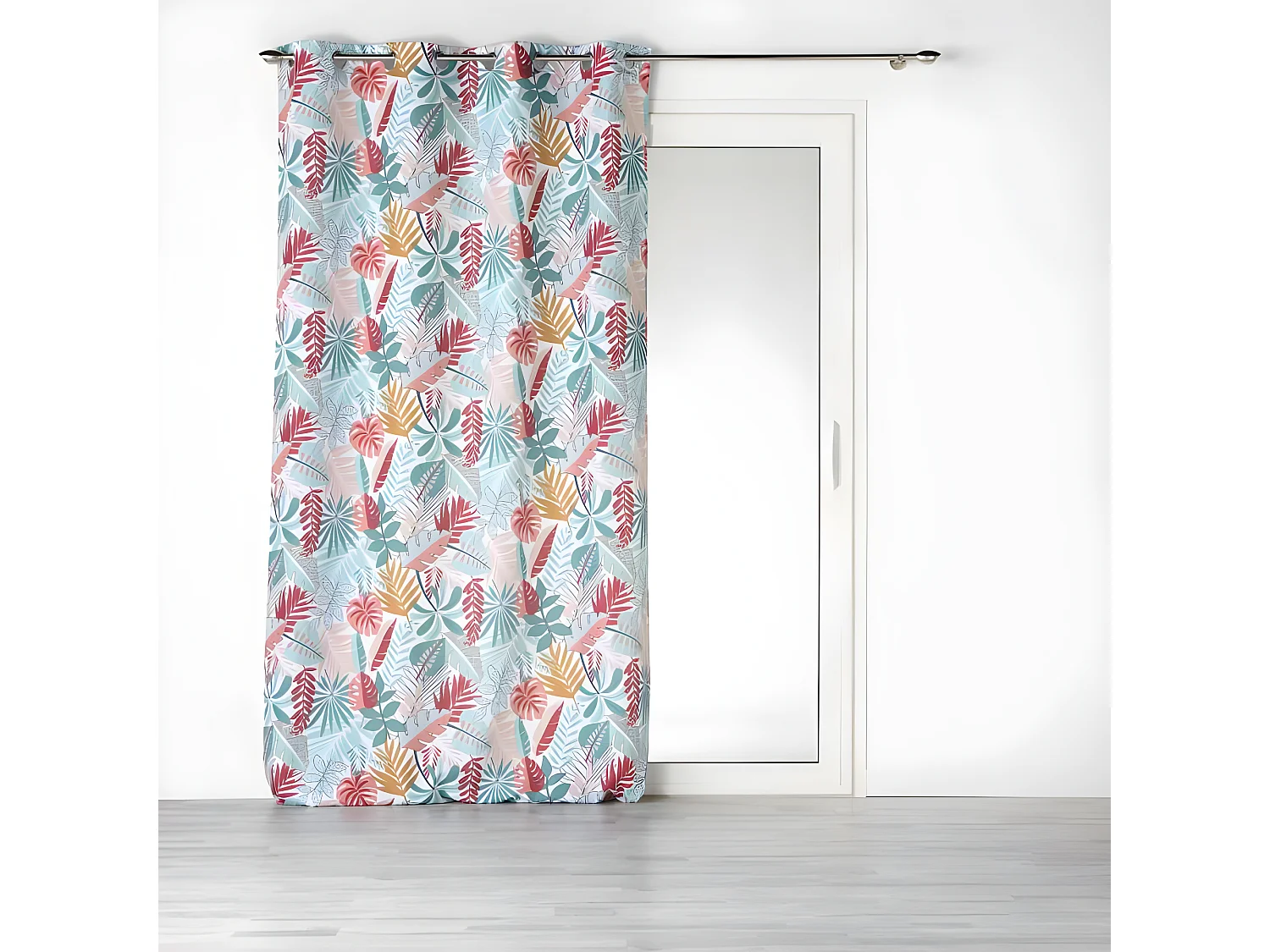 Rideau à Œillets Imprimé "Jacala" 140x260cm Blanc