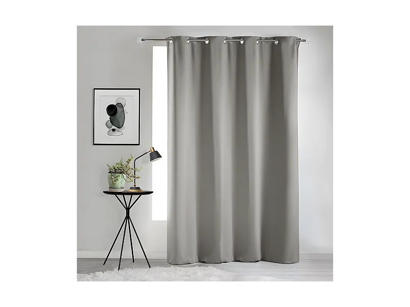 Rideau Occultant "Occult" 135x280cm Gris