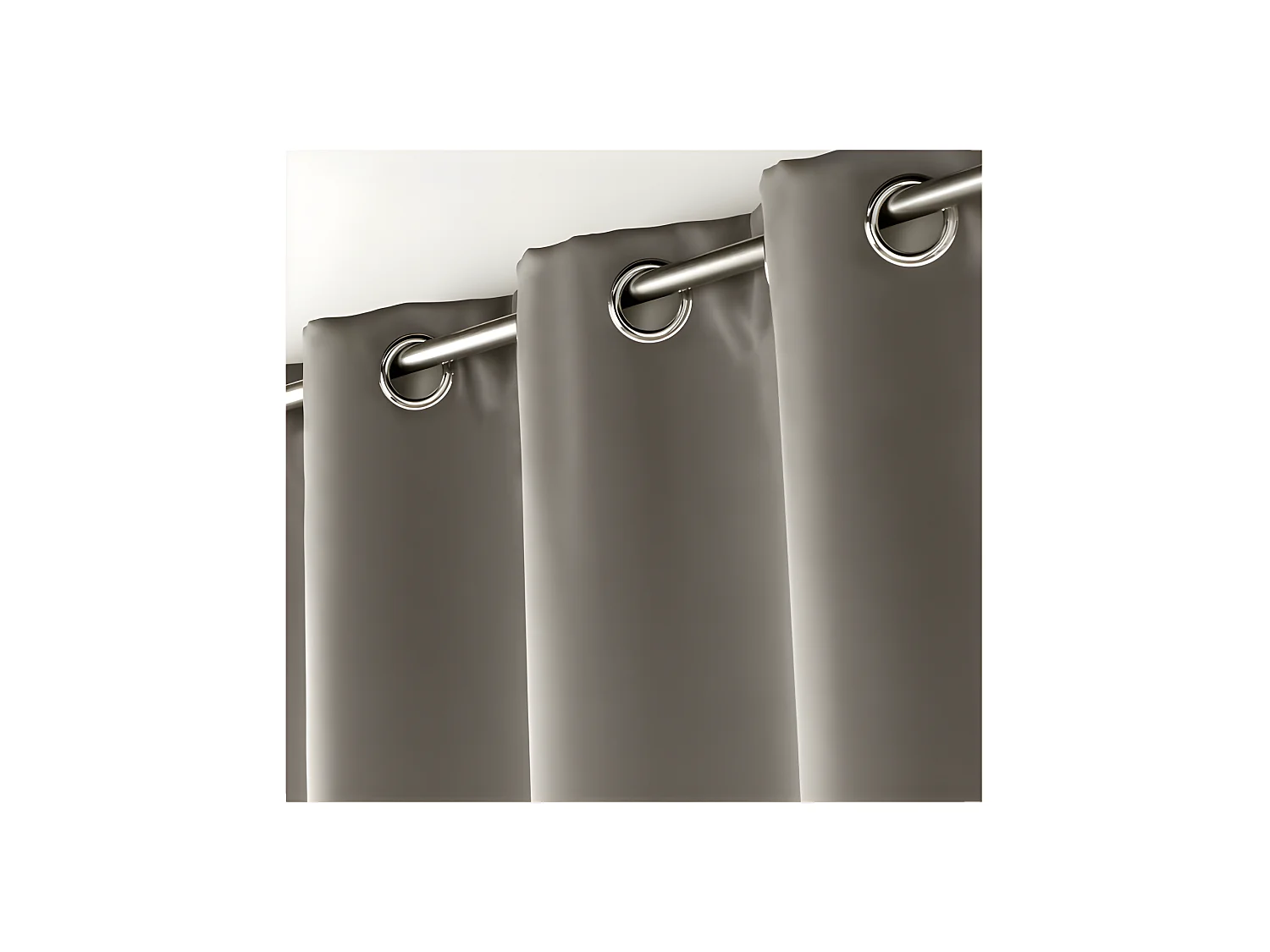 Rideau Occultant "Occult" 135x280cm Gris