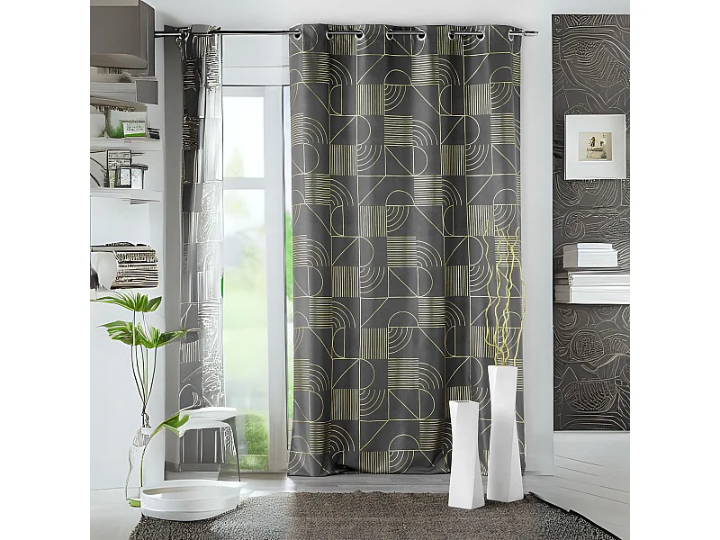 Cortina de tela metálica 140 x 260 cm