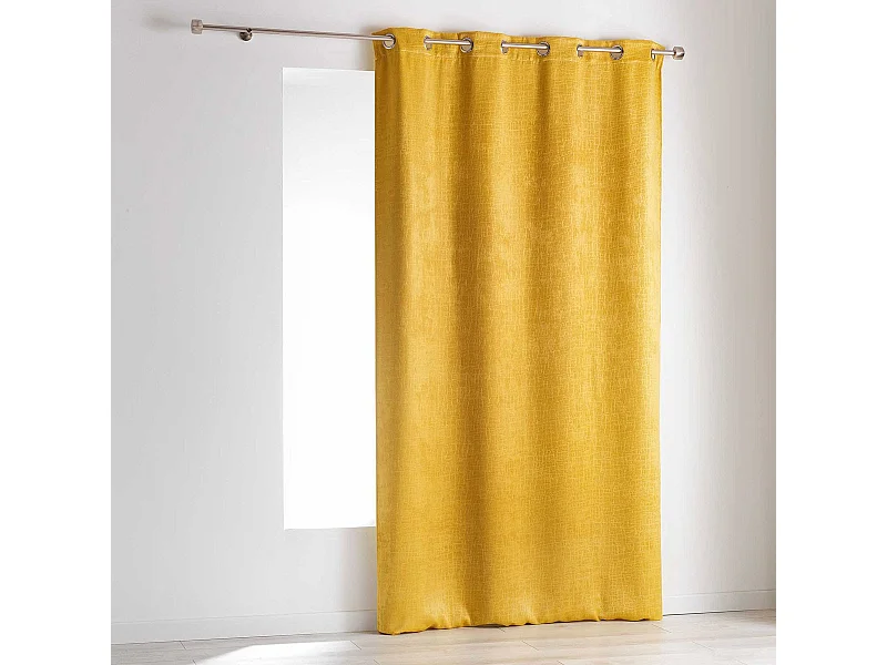 Rideau Occultant "Opacia" 140x240cm Jaune