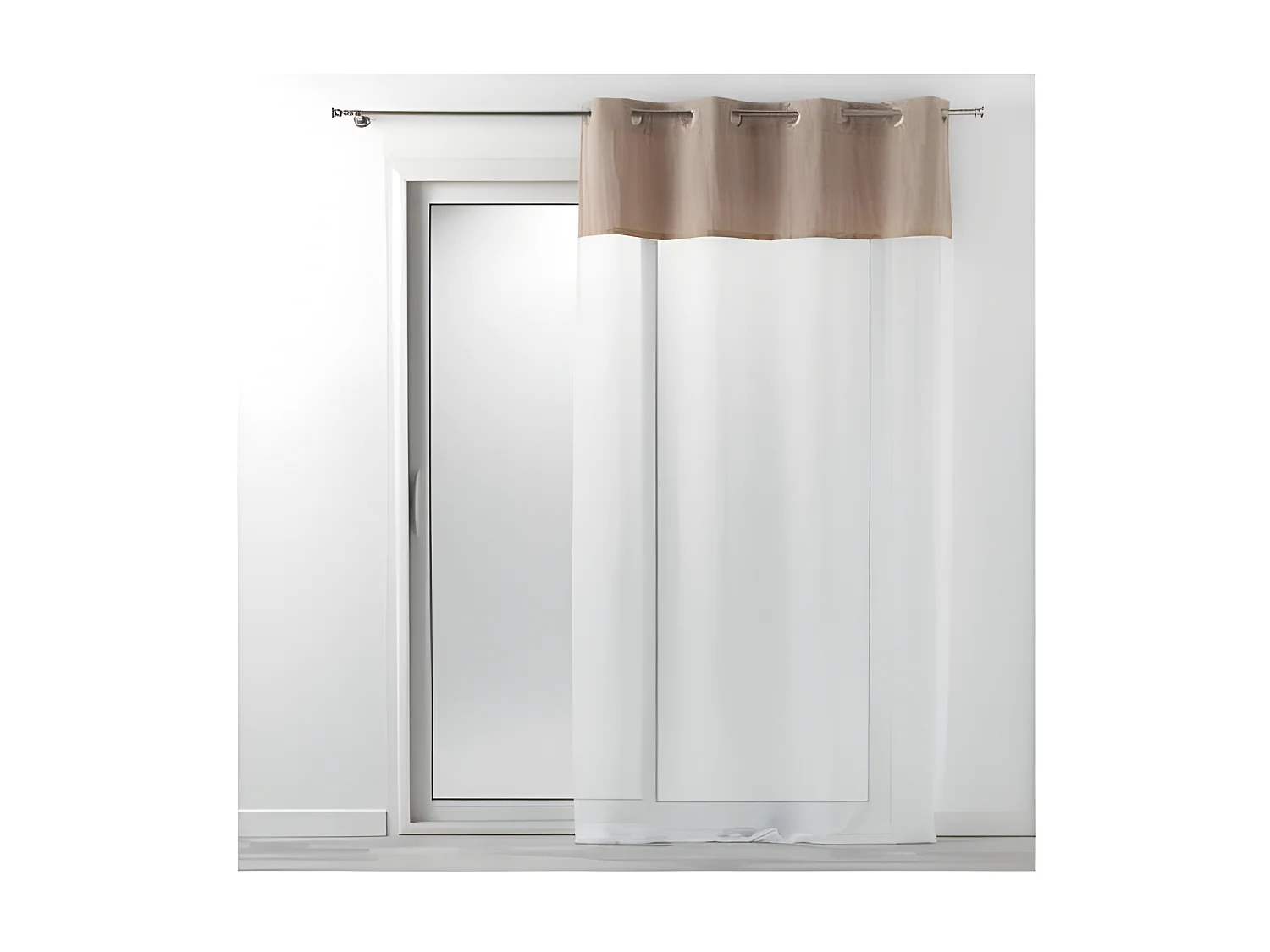 Rideau Voilage à Œillets "Kelonia" 140x240cm Naturel