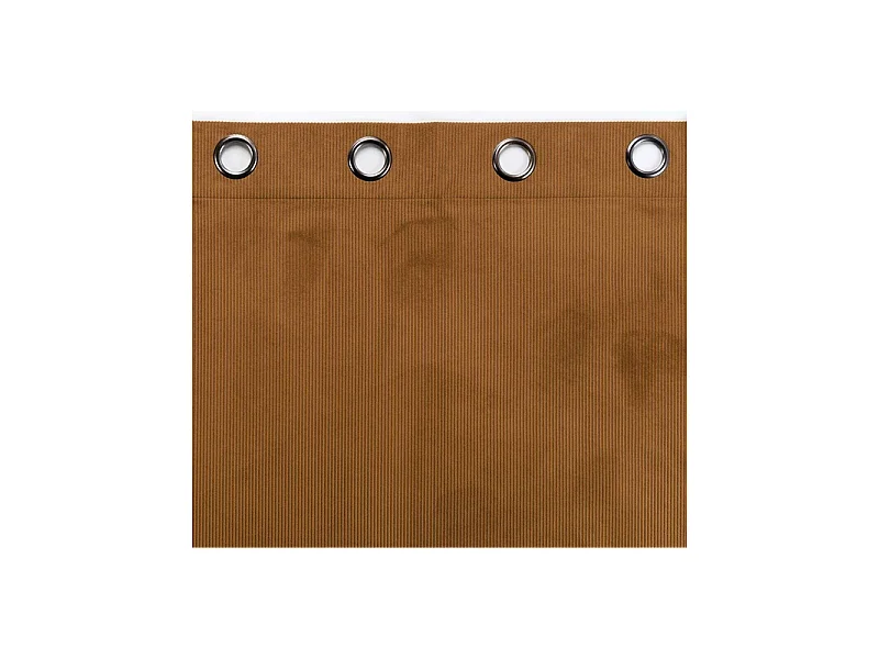 Unifarbener Siebvorhang aus Cordsamt 140 x 260 cm
