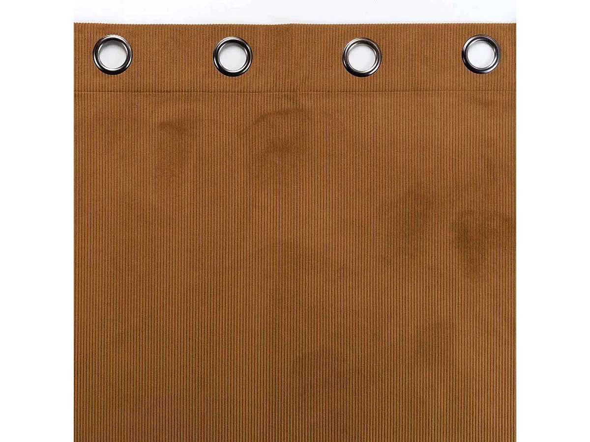 Unifarbener Siebvorhang aus Cordsamt 140 x 260 cm