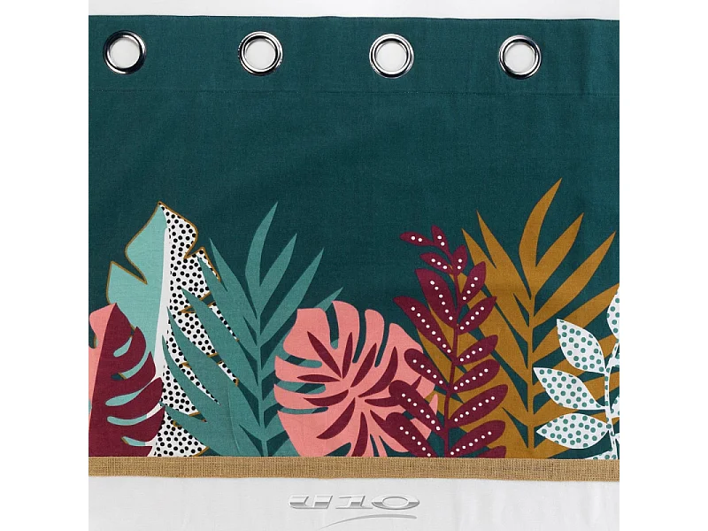 Rideau à Œillets "Jacala" 140x240cm Bleu